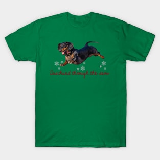 Daschund Through The Snow T-Shirt